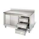 Armoire 700 adossée - 3 tiroirs