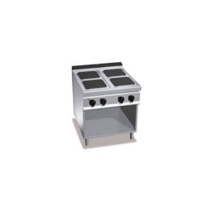 Cuisinière électrique 4 plaques (14kW) sur pieds
