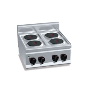 Cuisinière électrique 4 plaques (8kW) à poser