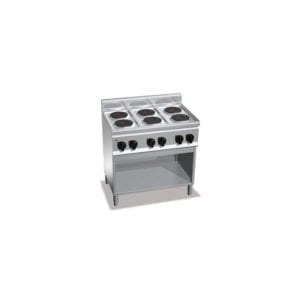 Cuisinière électrique 6 plaques (12kW) sur pieds
