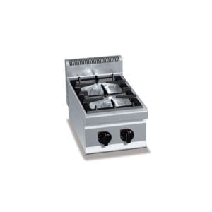 Cuisinière gaz 2 brûleurs (9.5kW) à poser