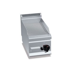 Plaque de cuisson gaz 296 x 430 mm rainurée