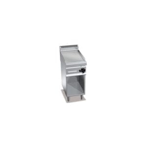 Plaque de cuisson gaz lisse 395 x 500 mm sur pieds