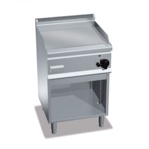 Plaque de cuisson gaz lisse 596 x 430 mm sur pieds