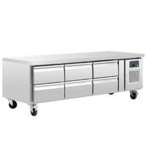 Soubassement réfrigéré 700 / 6 tiroirs