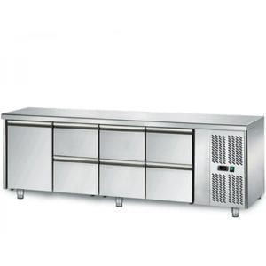 Table réfrigérée 700 / 1 porte + 6 tiroirs