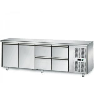 Table réfrigérée 700 / 2 portes + 4 tiroirs