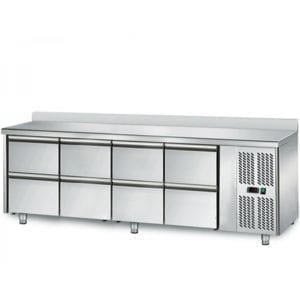 Table réfrigérée 700 / 8 tiroirs adossés