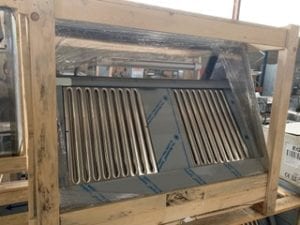 Hotte murale 1000 mm prof. 900 avec moteur