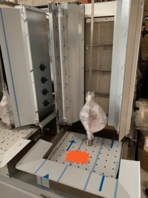 Machine à kebab 4 brûleurs