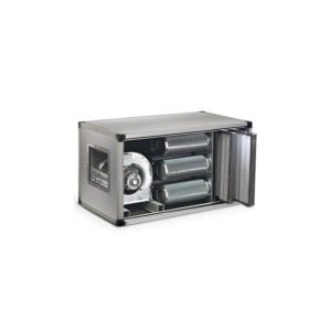 Caisson charbon actif 2500 m³ avec moteur