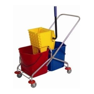 Double seau-essoreur 46L