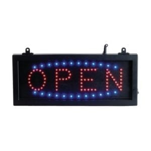 Enseigne lumineuse OPEN - LED
