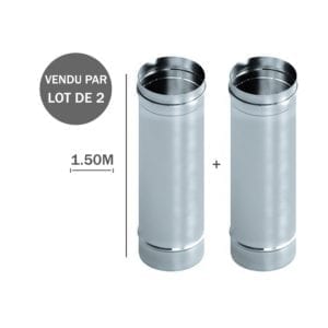 Gaines circulaires 2 x 1500 mm / Ø200 mm