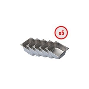 Pack X5 Bac Gastro GN 2/3 (prof. 150mm)