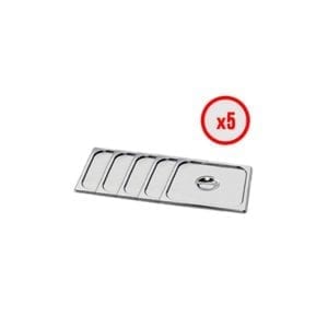 Pack X5 Couvercle GN 1/2