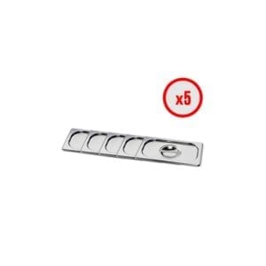 Pack x5 Couvercle GN 1/4