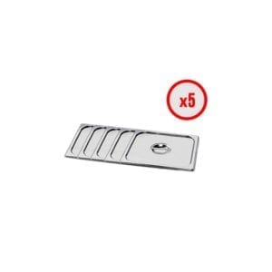 Pack X5 Couvercle GN 2/1