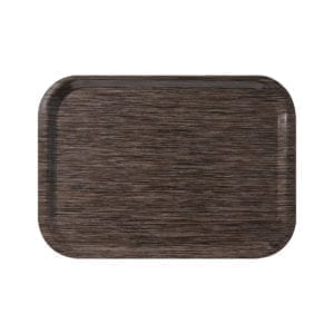 Plateau de service wengé pour snack - LOT DE 30