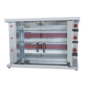 Rôtissoire 3 broches - 15 Poulets