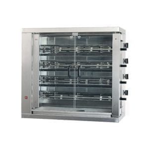 Rôtissoire électrique 4 broches - 24 poulets