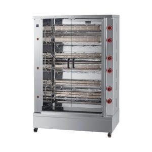 Rôtissoire multi-rotative 12 broches - 60/72 Poulets