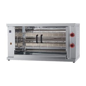 Rôtissoire multi-rotative 4 broches - 20/24 Poulets