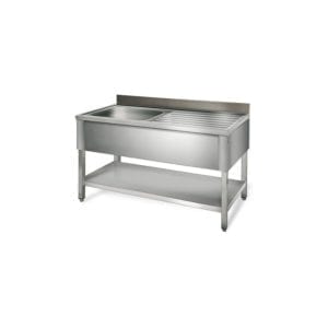 Table de rinçage - égouttoir D / 1000 mm