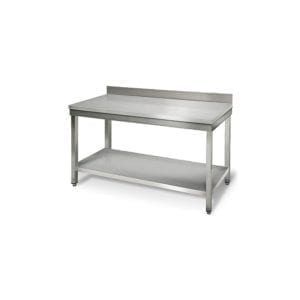 Table inox 1500 mm adossée