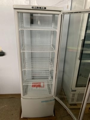Vitrine réfrigérée haute porte incurvée 235L - Blanche