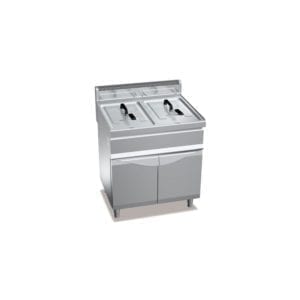 Friteuse gaz 15 + 15 litres (25.4kW) sur pieds