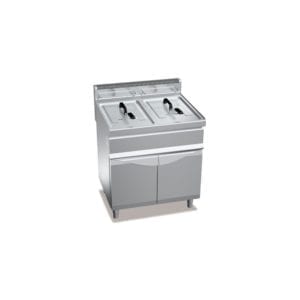 Friteuse gaz 20 + 20 litres (33kW) sur pieds