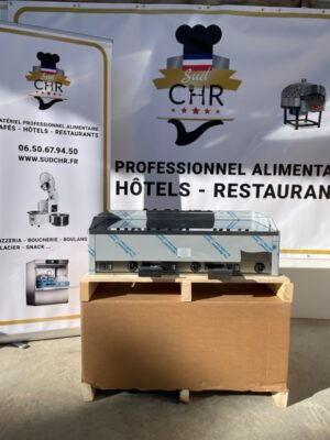 Plaque de cuisson électrique 3 zones chrome 999x540mm