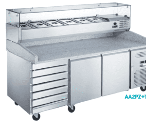 Meuble à pizza 2 portes + tiroirs à patons