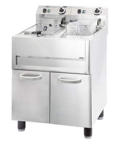 Friteuse électrique sur pieds 2 x 13 litres