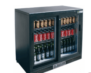 Arrière bar 2 portes coulissantes