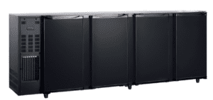 Arrière bar 4 portes pleines 521 litres