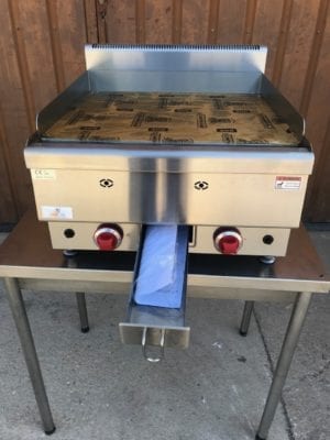 Plaque à snacker gaz – 2 zone de chauffe – Gamme Top 650