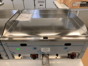 Plancha plaque a snacker gaz chrome 66 cm