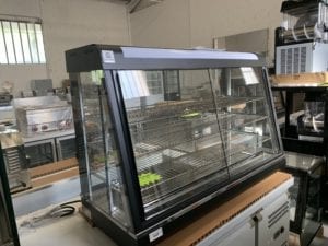 VITRINE CHAUFFANTE PORTES COULISSANTES AVANT ET ARRIERE