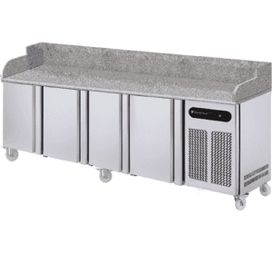 TABLE A PIZZA / TOUR PATISSIER 400x600 4 PORTES DESSUS GRANIT