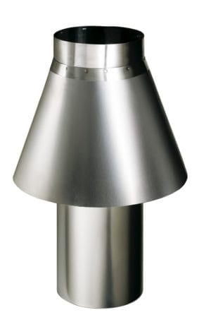 CHEMINEE ANTI-VENT 150 MM DE DIAMETRE POUR FOUR GAZ