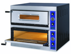 FOUR À PIZZA ÉLECTRIQUE 4 + 4 x 33 CM