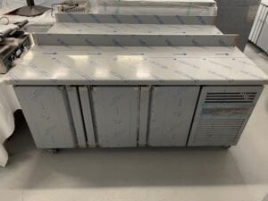 TABLE POSITIVE 360 LITRES 3 PORTES AVEC DOSSERET