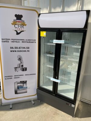 VITRINE A BOISSON 2 PORTES BATTANTES