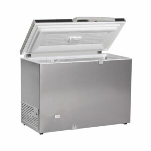 CONGELATEUR COFFRE DESSUS INOX 180 LITRES