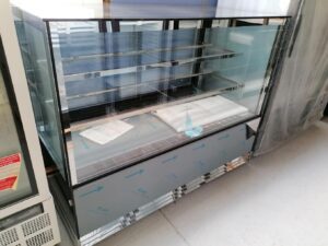 VITRINE PATISSERIE 1M50 / 2 ETAGERES / LED