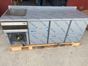 TABLE REFRIGEREE 3 PORTES AVEC EGOUTTOIR DROIT